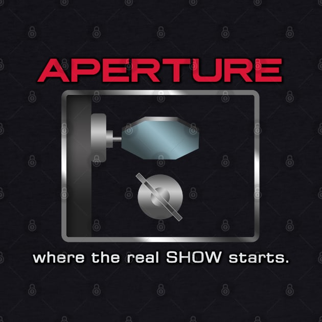 Aperture - where the real show starts. by Markyartshop